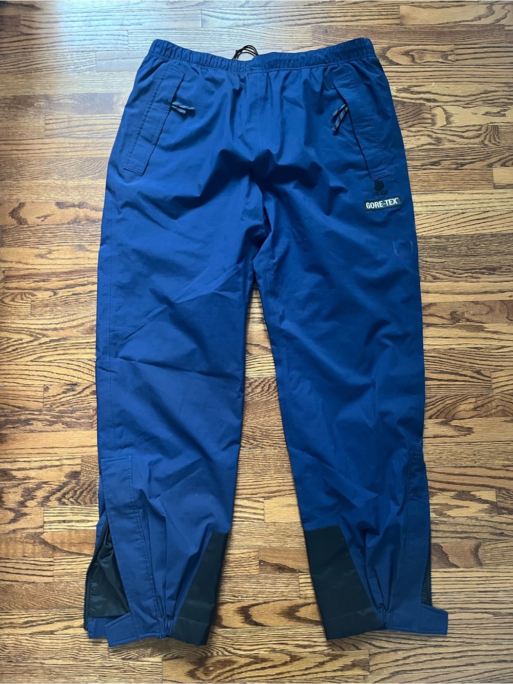 Vintage Alpine Design GORE-TEX Men's Navy Blue Rain Pants
